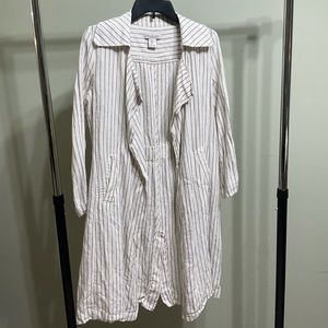 Rachel Zoe Duster length linen summer jacket